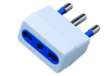 Immagine di Adattatore semplice con spina 2P+T 16A - presa bipasso 10/16A - MKC