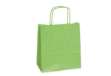 Immagine di Shopper Twisted - maniglie cordino - 36 x 12 x 41 cm - carta kraft - verde mela - Mainetti Bags - co