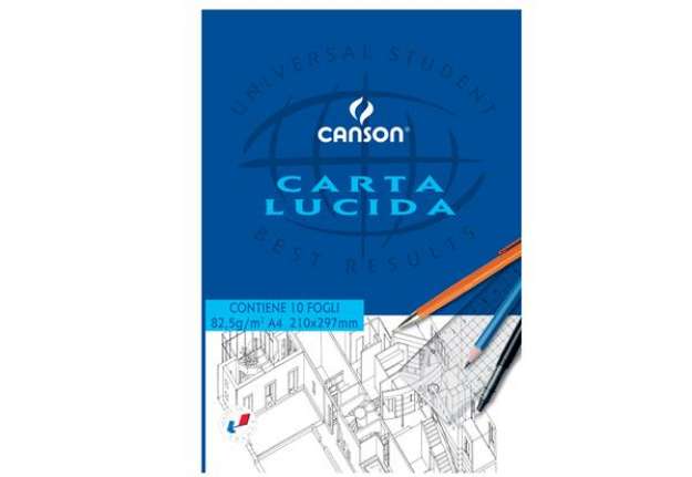 Immagine di Blocco carta lucida - 210x297mm - 10 fogli - 80gr - uso manuale - Canson