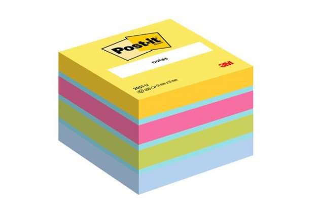 Immagine di Blocco foglietti Minicubo - 2051-U - 51 x 51 mm - 72 gr - colori assortiti - 400 fogli - Post-it