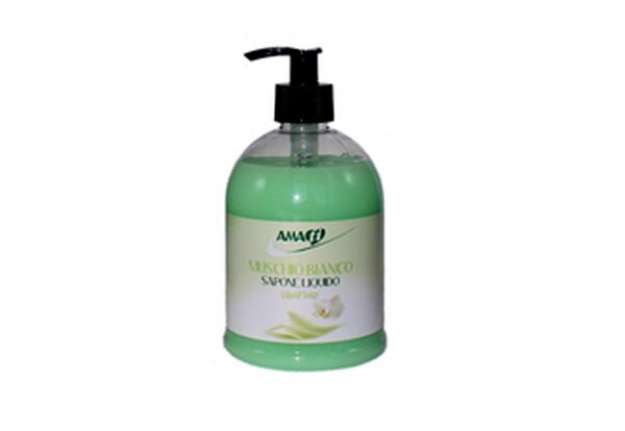 Immagine di Sapone liquido - muschio bianco - Amati - dispenser da 500 ml