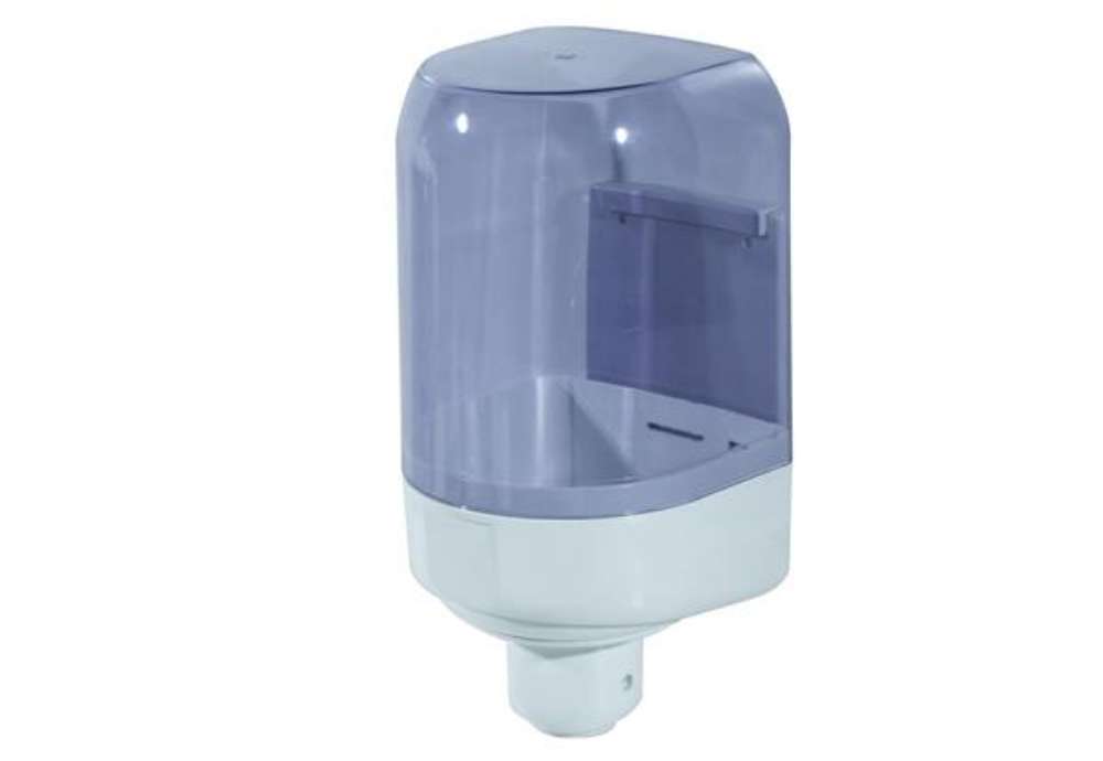 Immagine di Dispenser asciugamani a spirale Prestige -  formato Mini -  16,6x18,5x29,3 cm - bianco/azzurro trasp
