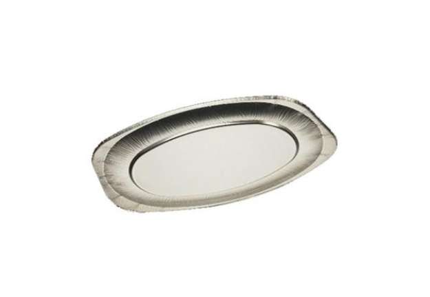 Immagine di Vassoio in alluminio - 35 x 24,3 x 2,1 cm - Cuki professional - conf. 10 pezzi