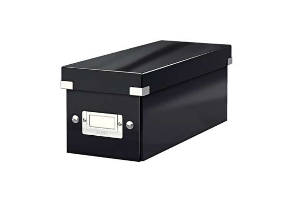 Immagine di Scatola archivio Click & Store - per CD - 14,3 x 13,6 x 35,2 cm - nero - Leitz