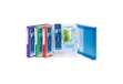 Immagine di Cartella personalizzabile con bottone Kreacover - PPL - 24x32 cm - dorso 4 cm - colori assortiti - E