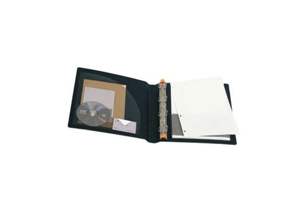 Immagine di Raccoglitore Exabinder Exactive - A4 Maxi - 4 anelli a D 30 mm - PP - nero - Exacompta