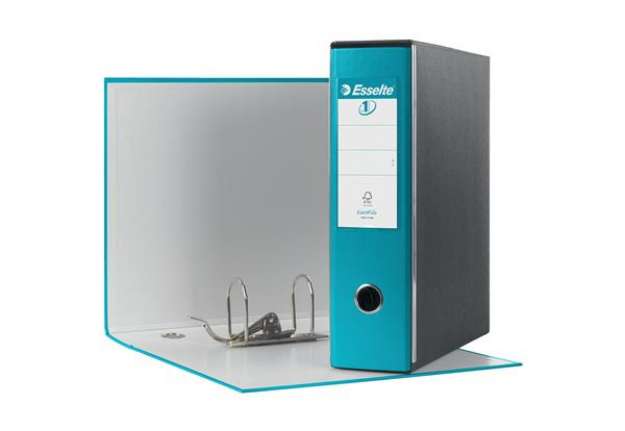 Immagine di Registratore Eurofile G53 - dorso 8 cm - commerciale 23x30 cm - turchese - Esselte