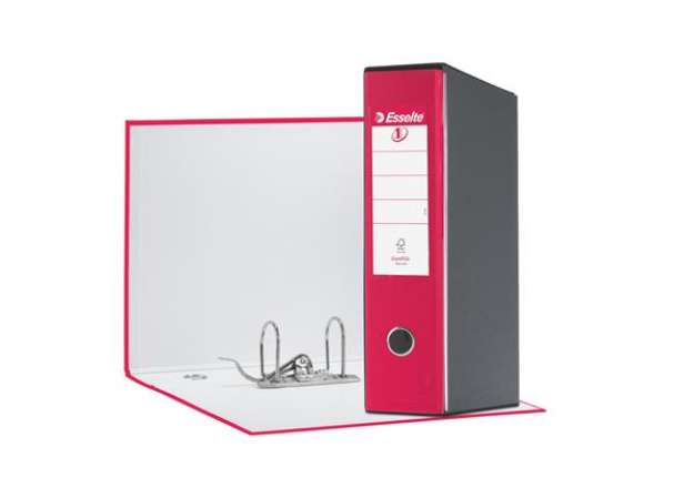 Immagine di Registratore Eurofile G55 - dorso 8 cm - protocollo 23x33 cm - fucsia - Esselte
