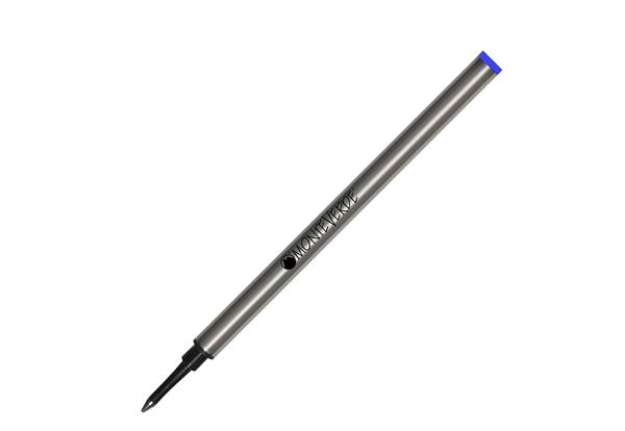 Immagine di Refill in metallo per roller  - punta fine  - blu - Monteverde - conf. 2 pezzi