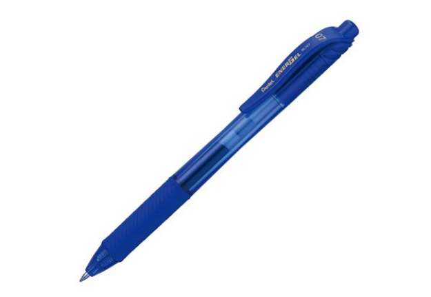 Immagine di Roller a scatto Energel X BL107 - punta 0,7mm blu  - Pentel