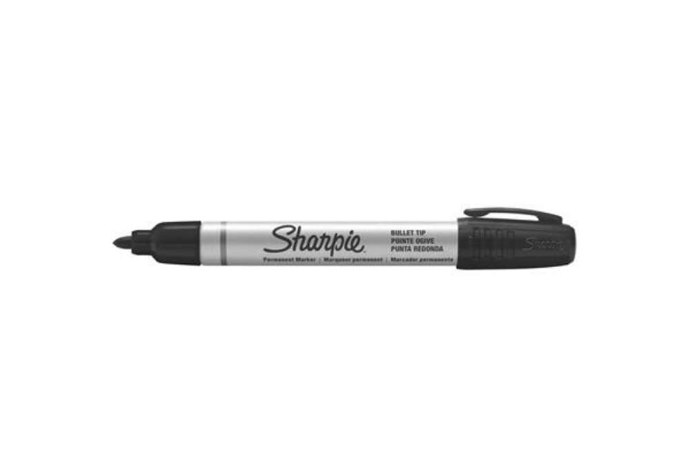 Immagine di Marcatore permanente Small Metal barrel - punta tonda 1,0mm - nero - Sharpie