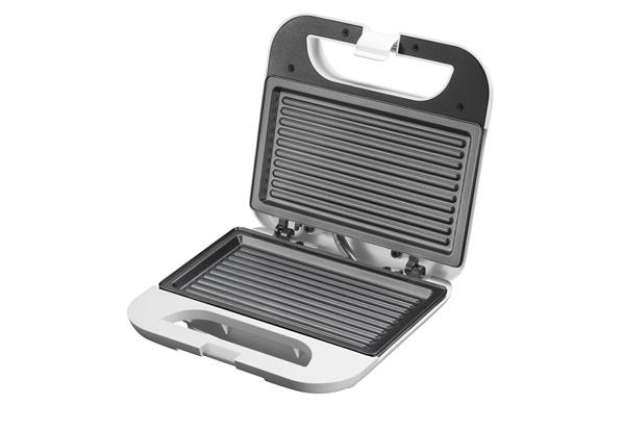 Immagine di Tostiera a piastre Tostina - 13x23 cm - 750 W - bianco - Melchioni family