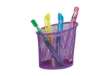 Immagine di Portapenne Mesh - rete metallica - 10,5x7,3x10,3 cm - viola - Alba