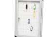 Immagine di Bacheca murale portachiavi - 30 x 45 cm - 45 posti chiave - Metalplus
