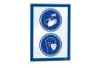 Immagine di Cornice espositiva Duraframe - A4 - 21 x 29,7 cm - blu - Durable
