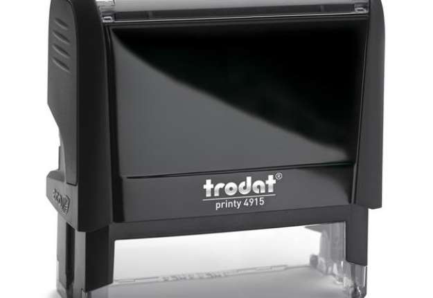 Immagine di Timbro Original Printy 4.0 4915 - autoinchiostrante - personalizzabile - 70x25 mm - 7 righe - Trodat