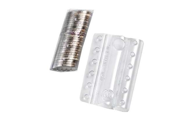 Immagine di Blister portamonete - 1 cent - trasparente - Iternet - sacchetto da 100 blister