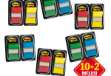 Immagine di Segnapagina Post-it Index Medium - 680 - 4 colori classici - Post-it - Value pack 10+2 (dispenser da