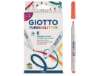 Immagine di Pennarelli Turbo Glitter - punta 2,8mm - colori assortiti - Giotto - astuccio 8 pezzi