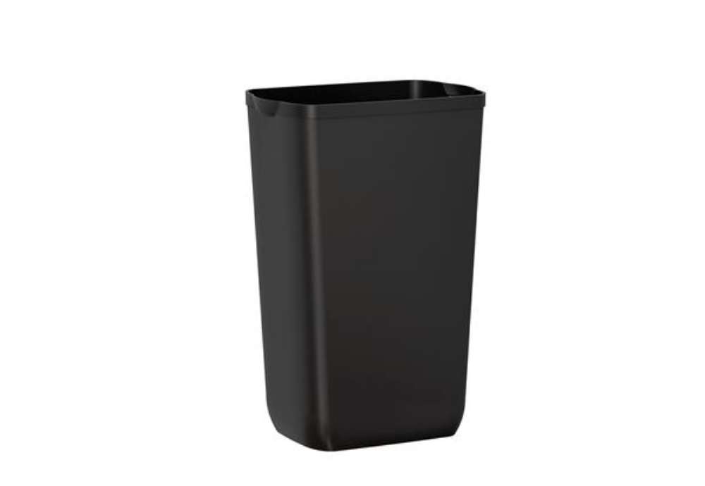 Immagine di Cestino gettacarte Soft Touch - 33x22x49 cm - 23 L - nero - Mar Plast