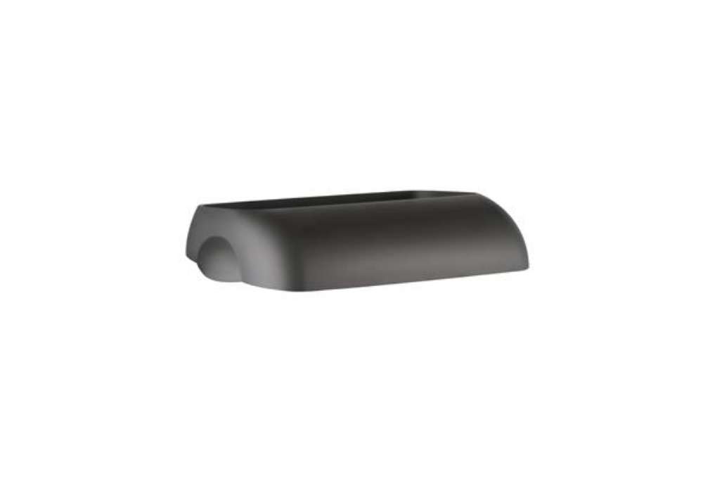 Immagine di Coperchio per cestino gettacarte Soft Touch - 33,5x22,5x9 cm - 23 L - nero - Mar Plast