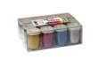 Immagine di Glitter flacone grana fine - 25ml - colori assortiti - DECO - conf. 12 flaconi