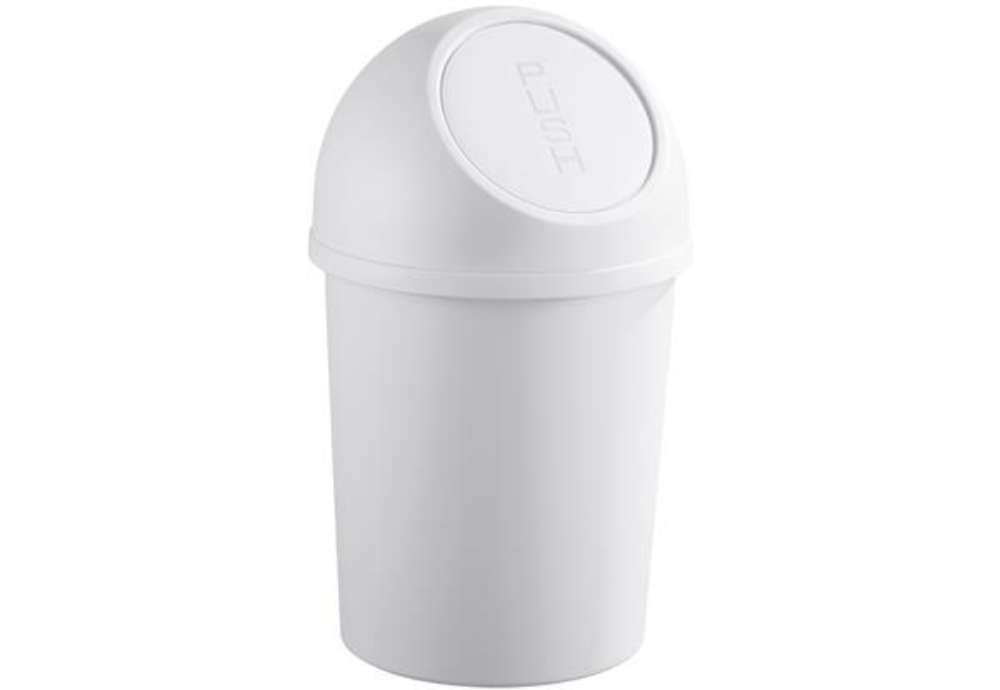 Immagine di Contenitore per rifiuti Push - diametro 31,5 cm - altezza 61,5 cm - 25 L - grigio chiaro - Helit