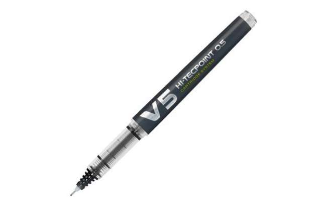 Immagine di Roller Hi Tecpointt V5 ricaricabile Begreen con cappuccio - punta 0,50mm - nero  - Pilot