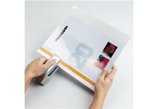 Immagine di Cartellina per rilegatura Durabind - PVC - 21x29,7 cm - bianco - Durable