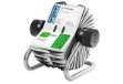 Immagine di Portabiglietti da visita Visifix? Rotary - 400 posti - 19,5x19x12 cm - silver - Durable