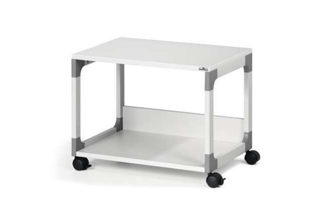 Immagine di Mobile/carrello Multifunzione System 48 - con ruote - 2 ripiani - 60 x 43,2 x 47,7 cm - grigio - Dur