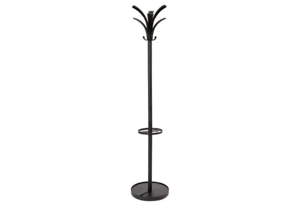 Immagine di Appendiabiti - con portaombrelli - 6 posti - 175 x 38 cm - nero - Alba