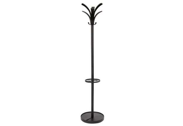 Immagine di Appendiabiti - con portaombrelli - 6 posti - 175 x 38 cm - nero - Alba