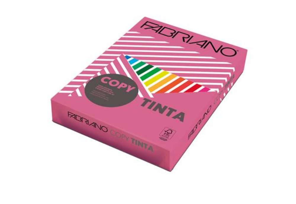 Immagine di Carta Fabriano Colore - A4 - 160 gr - colori forti fucsia - Fabriano - conf. 250 fogli