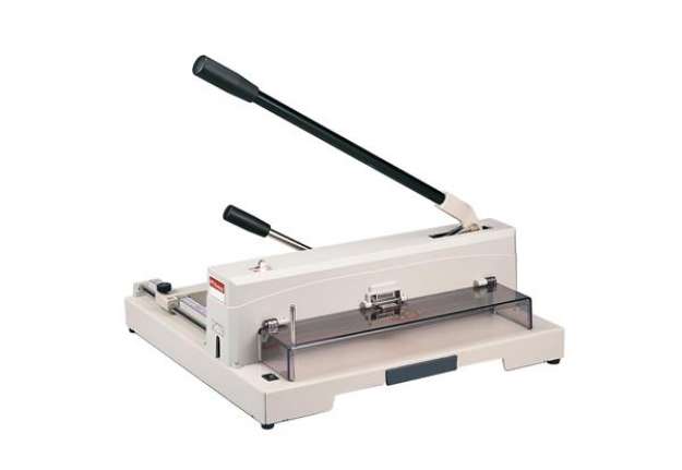 Immagine di Taglierina a leva alti spessori 3943 - con blocca lama - 26,5 x 45 x 47,5 cm - 370 mm (A3) - 150 fog