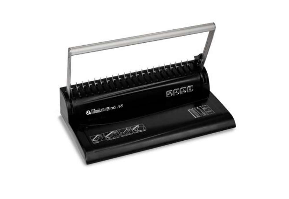Immagine di Rilegatrice Ibind 8 - manuale - Titanium
