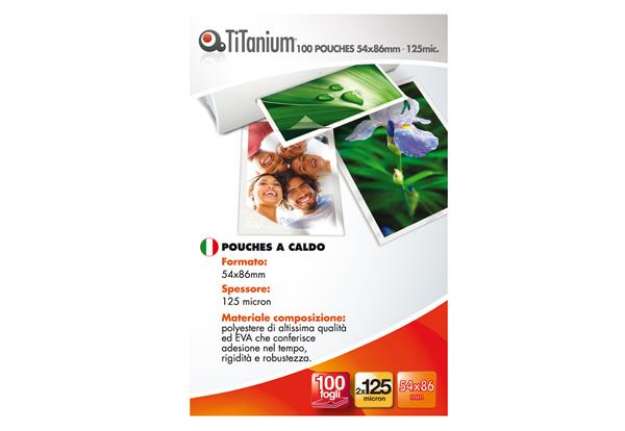 Immagine di Pouches - credit card - 54x86 mm - 2x125 micron - Titanium - conf. 100 pezzi