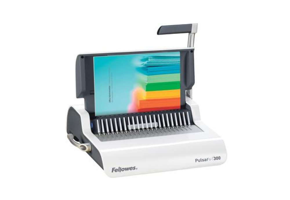Immagine di Rilegatrice Pulsar+ 300 - manuale - a dorso plastico - Fellowes