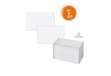 Immagine di Scatola 100 biglietti + 100 buste - Dalmazia - bianco - 75 x 112 mm - Rex Sadoch