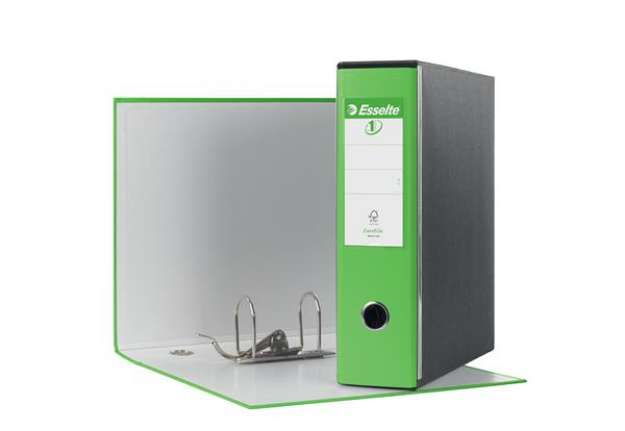 Immagine di Registratore Eurofile G53 - dorso 8 cm - commerciale 23x30 cm - verde vivida - Esselte