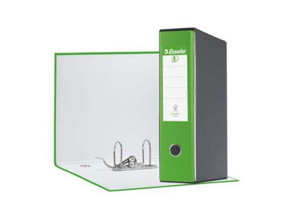 Immagine di Registratore Eurofile G55 - dorso 8 cm - protocollo 23x33 cm - verde vivida - Esselte