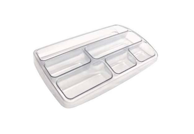Immagine di Vaschetta portacancelleria - 25,3x3,4x15,7 cm - trasparente neutro - Arda