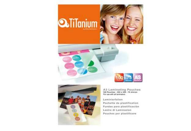 Immagine di Pouches - A3 - 303x426mm - 2x250 micron - Titanium - conf. 100 pezzi