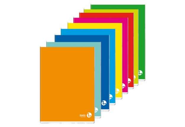 Immagine di Maxiquaderno Color 80 Basic - A4 - quadretto 5mm con margine - 80 fogli - 80gr - BM