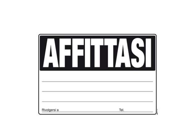 Immagine di Cartello Affittasi - 24 x 33cm - colori assortiti - Edipro