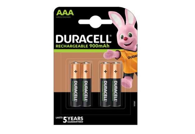 Immagine di Pila ministilo AAA - 1,2V - Precharged - ricaricabili - Duracell - blister 4 pezzi