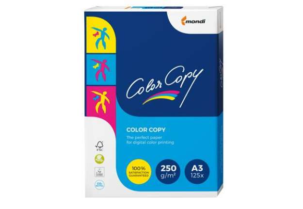 Immagine di Carta Color Copy - A3 - 250 gr - bianco - Mondi - conf. 125 fogli
