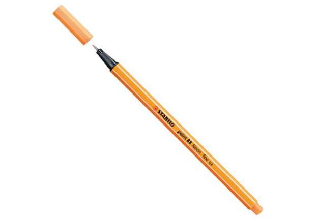 Immagine di Fineliner Point 88 - tratto 0,4mm - arancio neon 054 - Stabilo