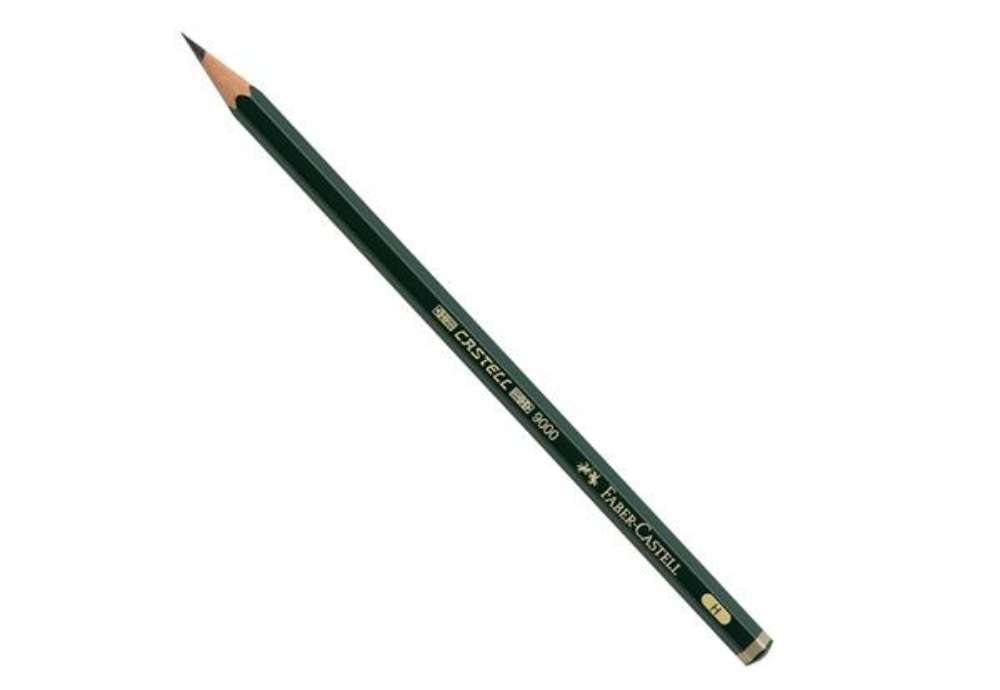 Immagine di Matita in grafite Castell 9000 - gradazione H - esagonale - Faber-Castell
