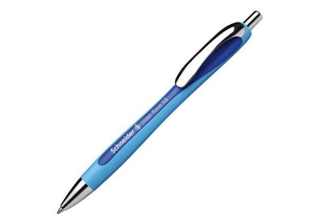 Immagine di Penna a sfera a scatto Slider Rave - punta XB - blu  - Schneider
